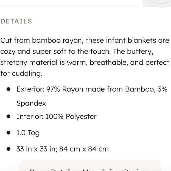 Kyte Baby Jurassic Blanket - Picture 7 of 9